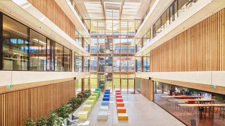 reference, egger stammhaus, interior view, sankt johann, tirol, austria