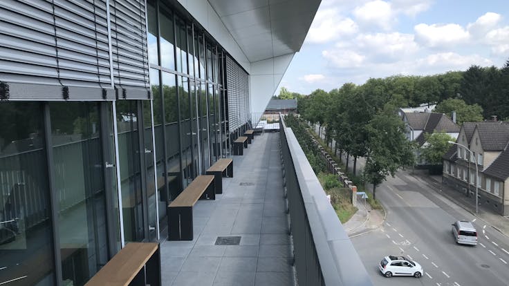 flatroof, flat roof, fri, FRI, Flachdach, insulation, solarrock, higher stressed flat roof, höher beansprucht, Dachterrasse, roof terrasse, Solarrock, Fotos ASG, germany