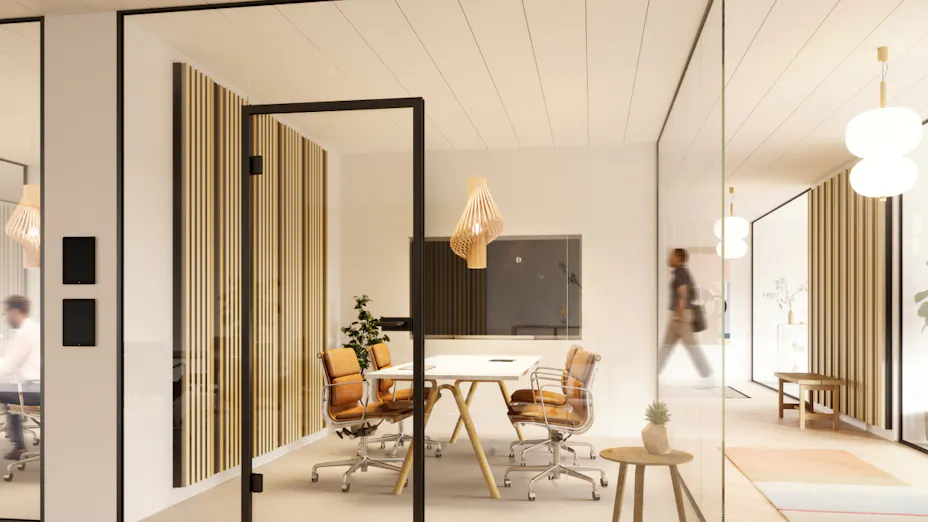 Rockfon Lamella in office settings