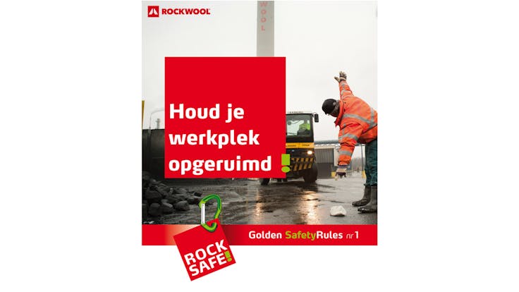 health, safety, health & safety, golden safety rules, rules, rocksafe, rockwool, benelux