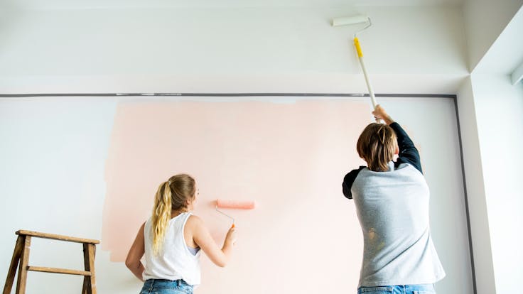 People, Humans, Indoor, Home, Painting, Couple