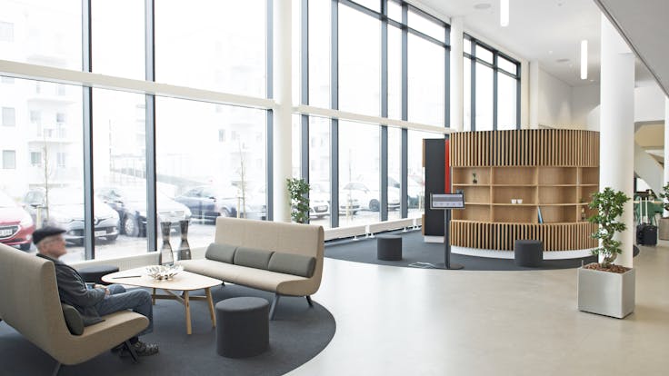 Fremtidens Plejehjem, Denmark, Nørresundby, 2500 m2, Nørkær+Poulsen og Østergaard Arkitekter, Svend Christensen, Sonar, X-edge, 600 x 600 x 22, White