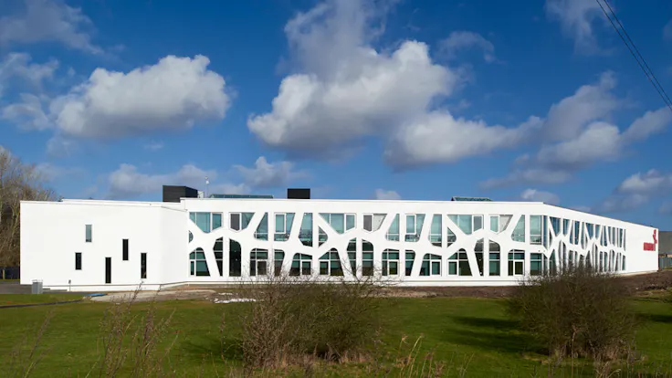 Reference case, Denmark, Odense, KOMPAN A/S, office, FACADELAMEL ENERGY