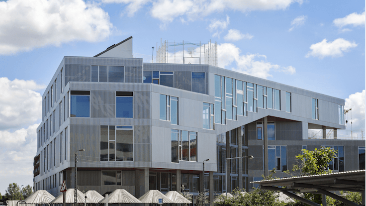 The new Sydhaven school in Copenhagen, Denmark with Rockpanel Colours exterior cladding