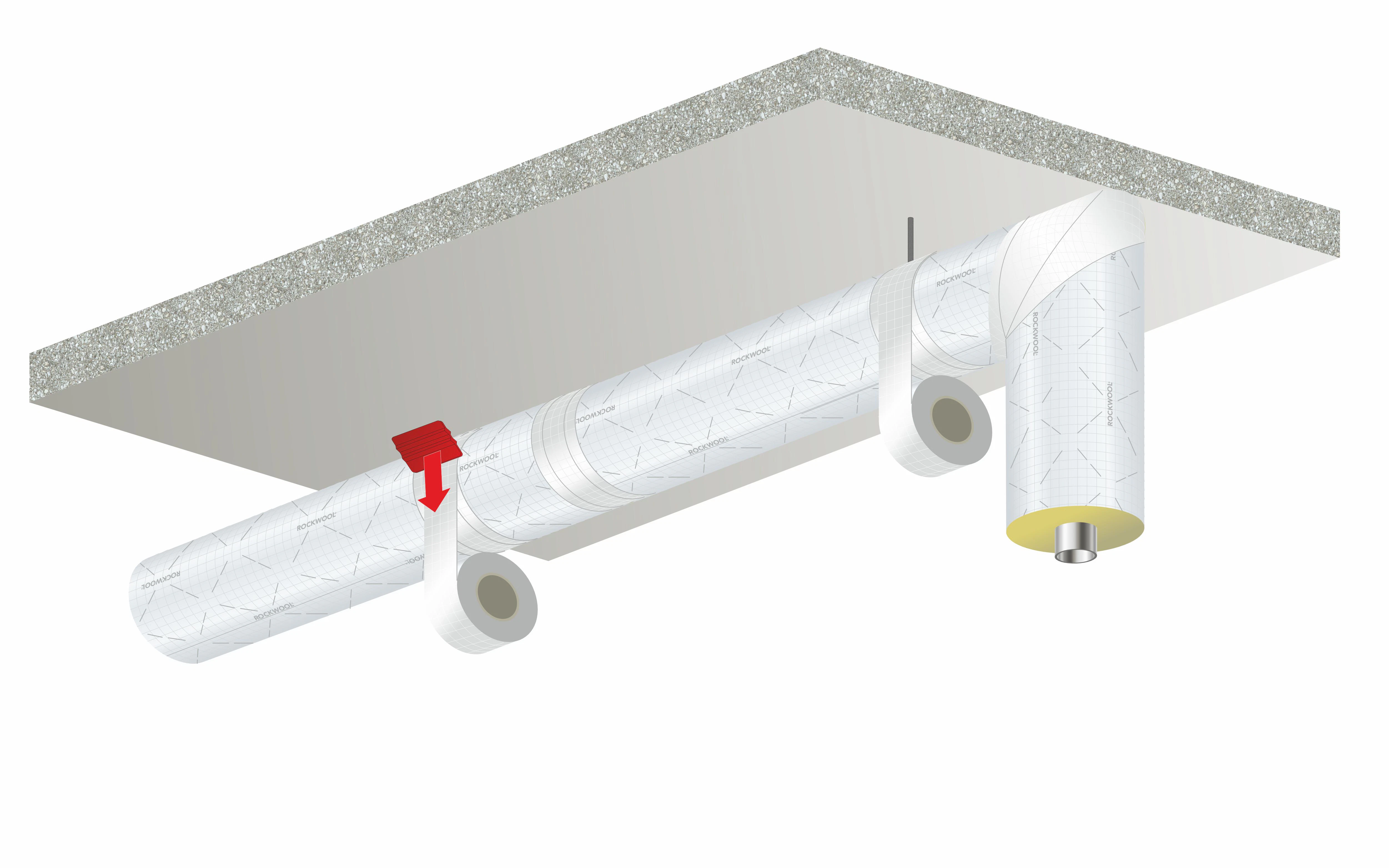 rockwool 800, pipe section, hvac verarbeitungsschritte, slider 7, germany