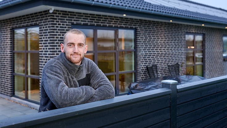 Denmark, Vemmelev, Rockzero, reference case, HJ Huse, man, house