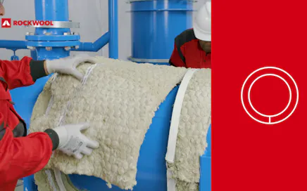 Application of a wired mat on a vessel