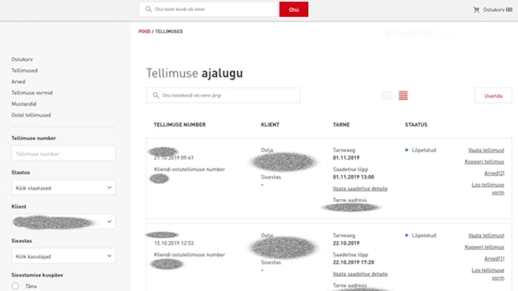 e-shop, shop, online shop, screenshot