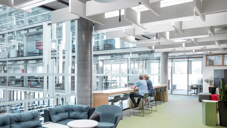 NO, Lysgården, Trondheim, HUS Arkitekter, Office, Rockfon Contour, 30x1200, White