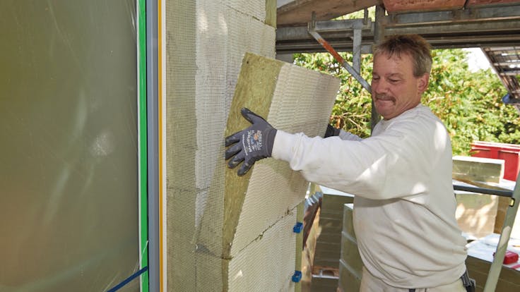 product, coverrock x-2, etics, installation step 3, germany