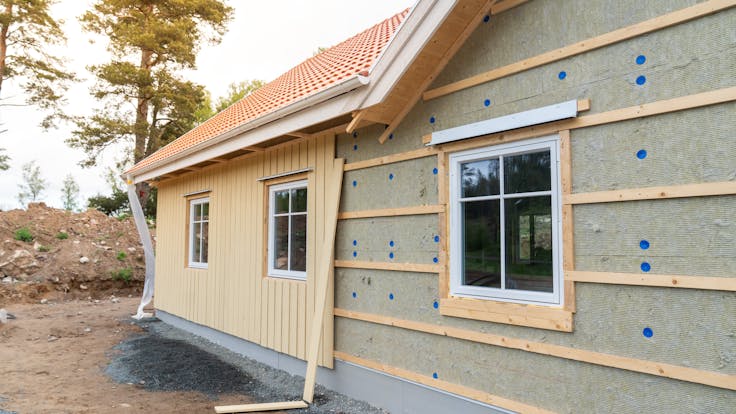 Västkustskiva installation single family house