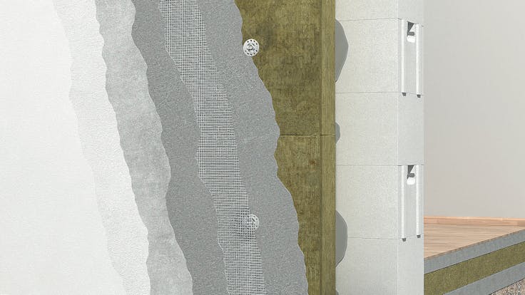 Ecorock, FRONTROCK, ETICS, step 7