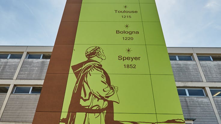 Rockpanel Case Study Nikolaus Von Weis Gymnasium - Germany Rockpanel Colours RAL 110 70 50