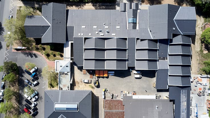 casestudy, case study, reference, roof, piched roof, referenz, bubiza, Bundesbildungszentrum des Zimmerer- und Ausbaugewerbes, Kassel, germany