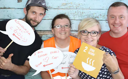 Our employees #iRockGlobalGoals