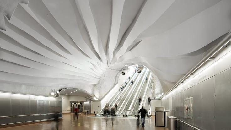 SE, Stockholm Station, Leisure, Metro station, Rockfon Mono Acoustic, TE