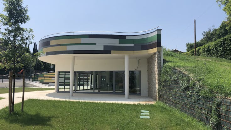 Bicigrill, case study with Rockpanel