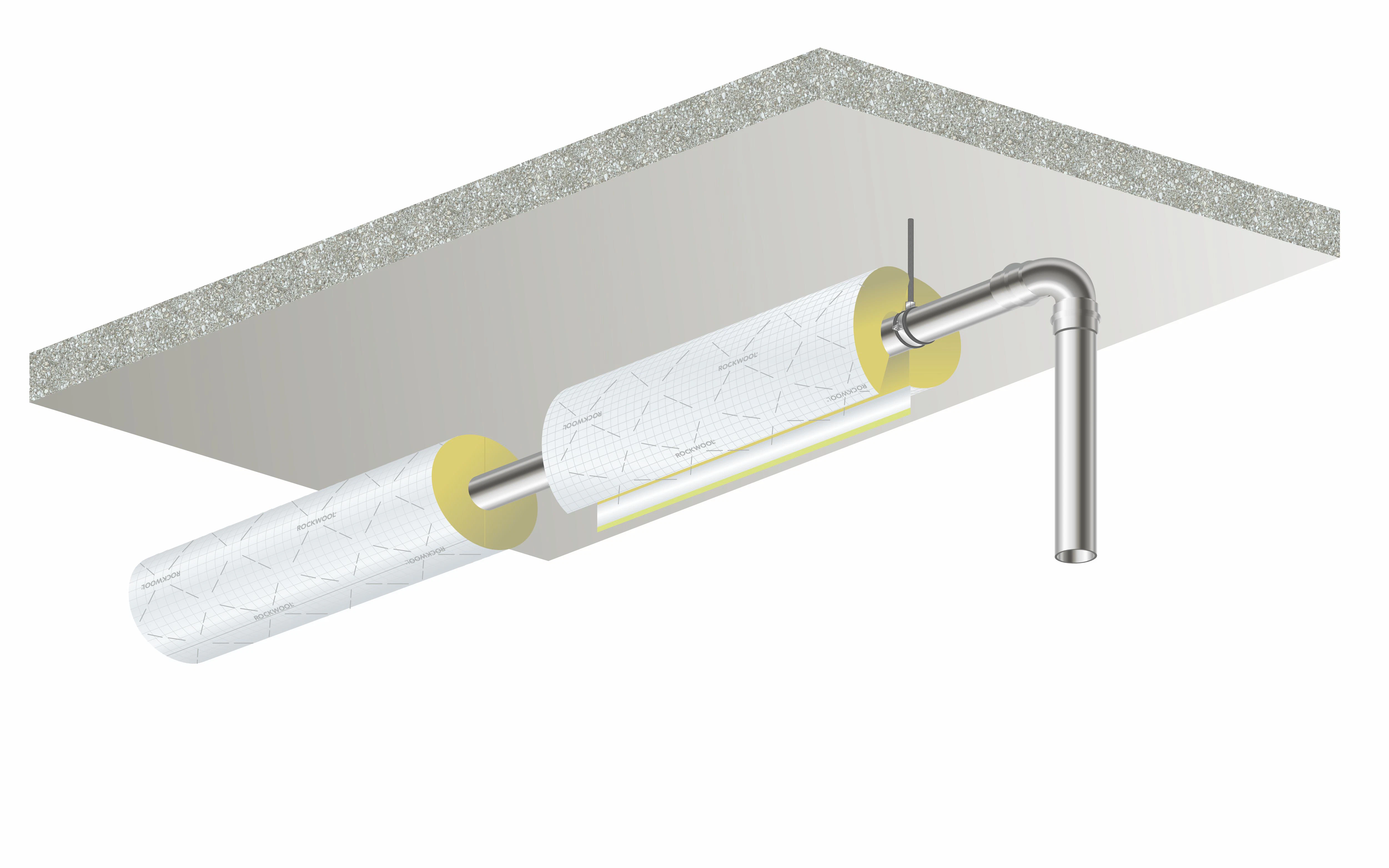 rockwool 800, pipe section, hvac verarbeitungsschritte, slider 2, germany