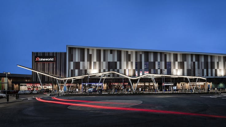 CineWorld with Rockpanel Chameleon and Rockpanel Colours in Whiteley, United Kingdom