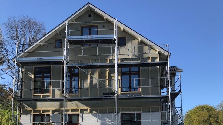 Reference case, article, Sweden, Jönköping, renovation, trähus, wood, facade, Västkustskiva
