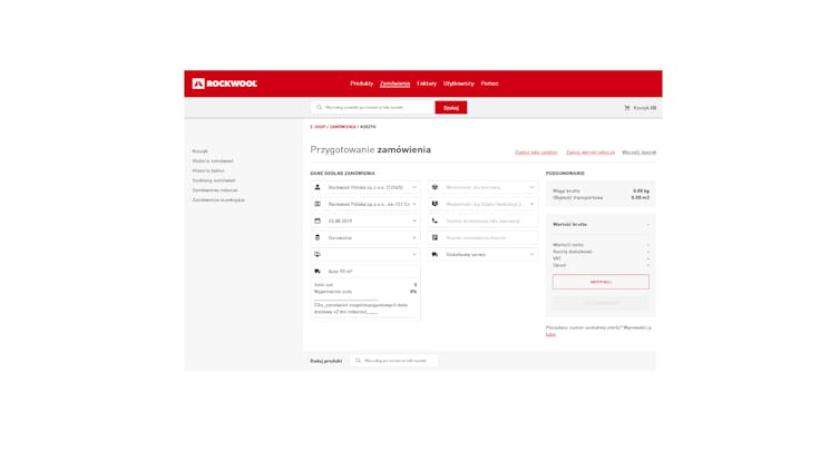 E-Shop, functionalities, case study