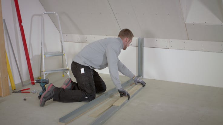 partition wall, inner wall, installation, trennwand, innenausbau, sonorock, germany