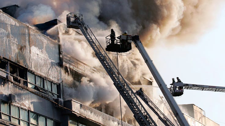 Fire safety, fire resilience, smoke, fire fighters