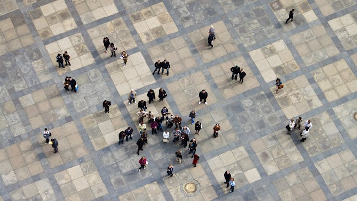 RockWorld imagery, The big picture, pedestrians, people, street