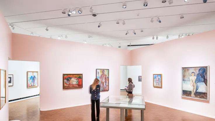 Munch Museum in Oslo Norway with Rockfon Mono Acoustic TE-Edge