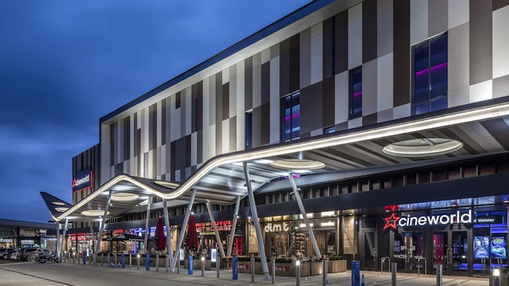 CineWorld with Rockpanel Chameleon and Rockpanel Colours in Whiteley, United Kingdom