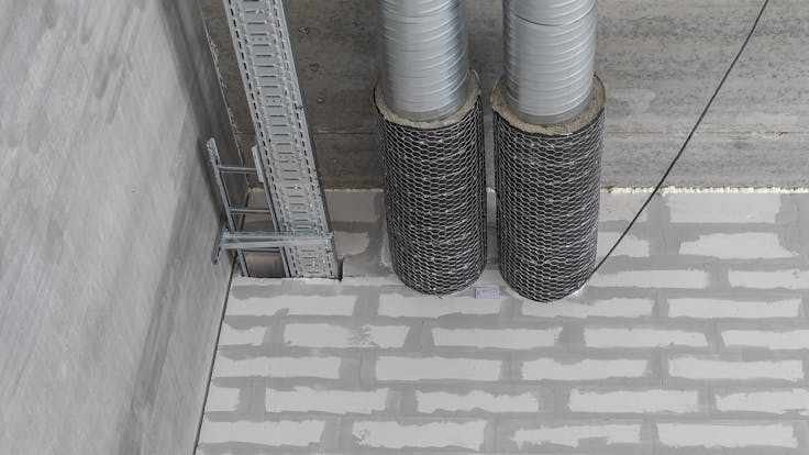 Reference case, Kay Fiskers Plads, REDAir, building site, ITI, technical insulation, office building, construction, fire safe, HVAC, office building, construction, CONLIT, lamella matts