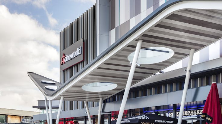 CineWorld with Rockpanel Chameleon and Rockpanel Colours in Whiteley, United Kingdom