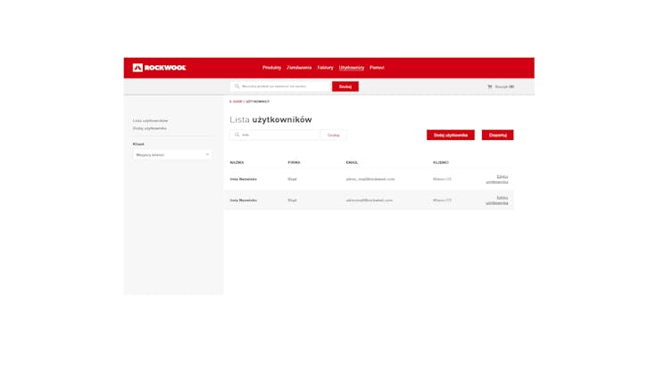 E-Shop, functionalities, case study
