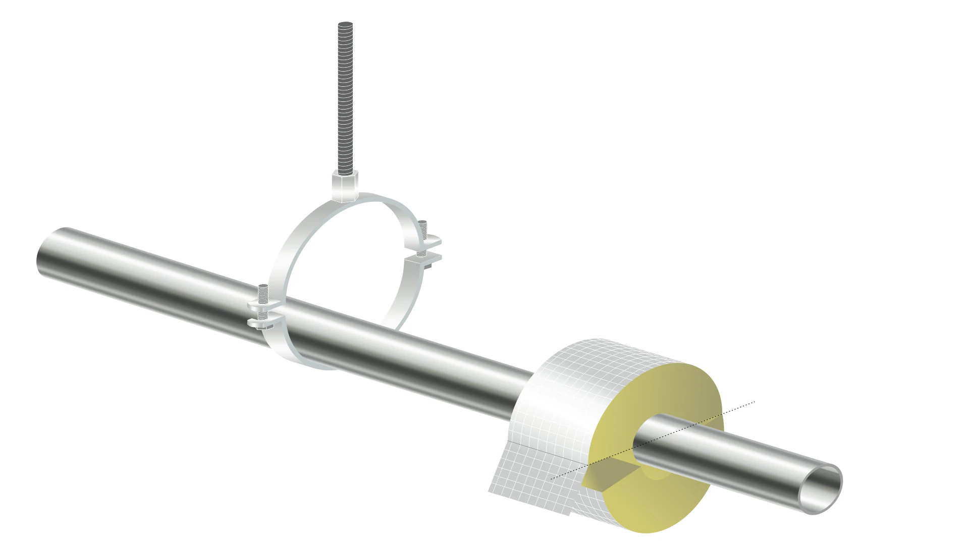 illustration, hvac, teclit hanger, step 2/6, germany
