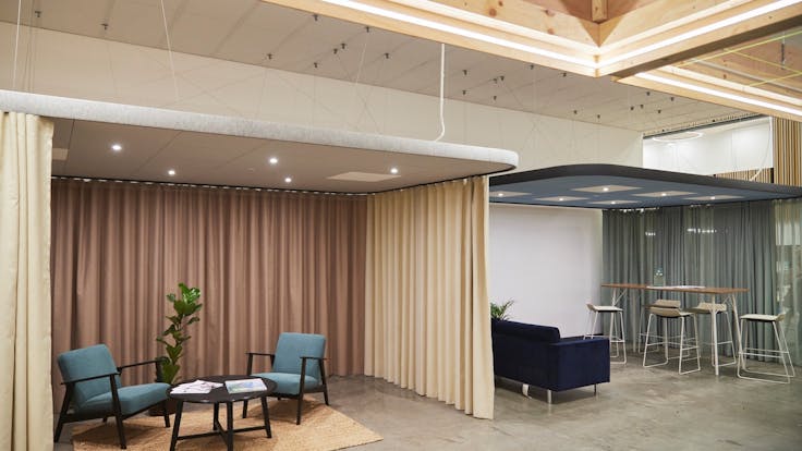 Rockfon Training Centre Launch Event 6 The Hub Area at the Rockfon Training Centre launch event in Daventry. Photographer: Hannah J Taylor