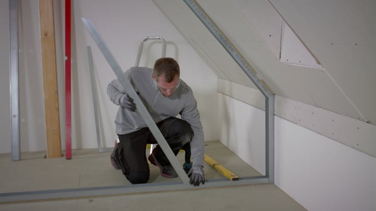 partition wall, inner wall, installation, trennwand, innenausbau, sonorock, germany