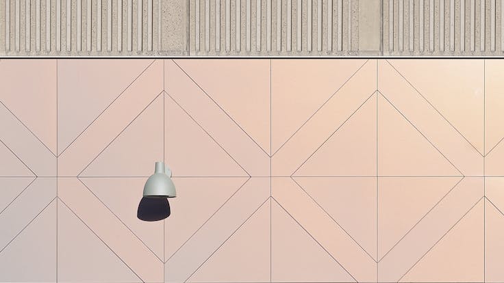 Kulturhuset Valhalsgade (Osramhuset) in Copenhagen, Denmark cladded with Rockpanel Chameleon facade cladding