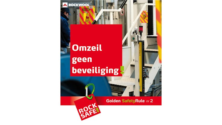 health, safety, health & safety, golden safety rules, rules, rocksafe, rockwool, benelux