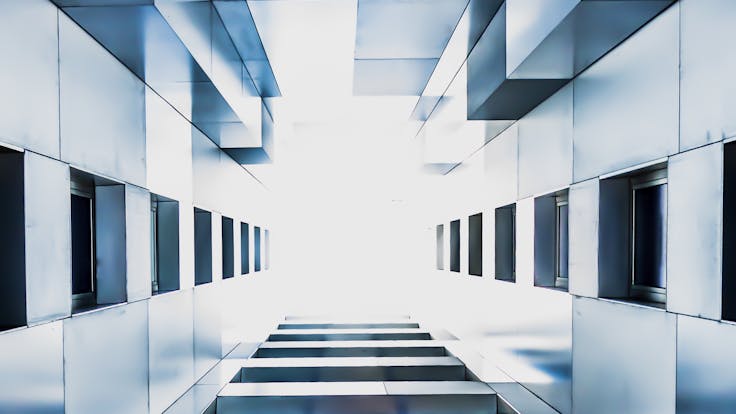 Hotel Blue Coruña in A Coruña, Spain cladded with Rockpanel Metallics facade cladding