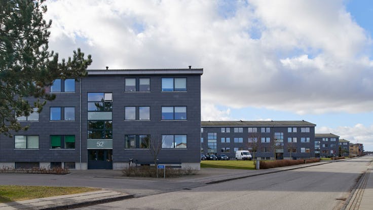 Reference case, Denmark, Grenaa, Fuglevænget, andelsbolig, apartments, REDAir FLEX, indoor climate