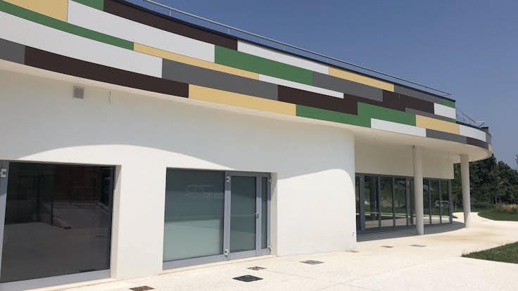 Bicigrill, case study with Rockpanel