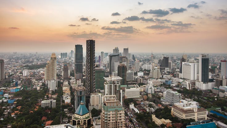 RockWorld imagery, The big picture, urban, city, buildings. Aerial