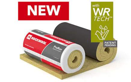 ROCKWOOL Introduces ProRox® Mat (Wrap) Insulation with WR-Tech™ Water Repellant Technology for Plant Equipment