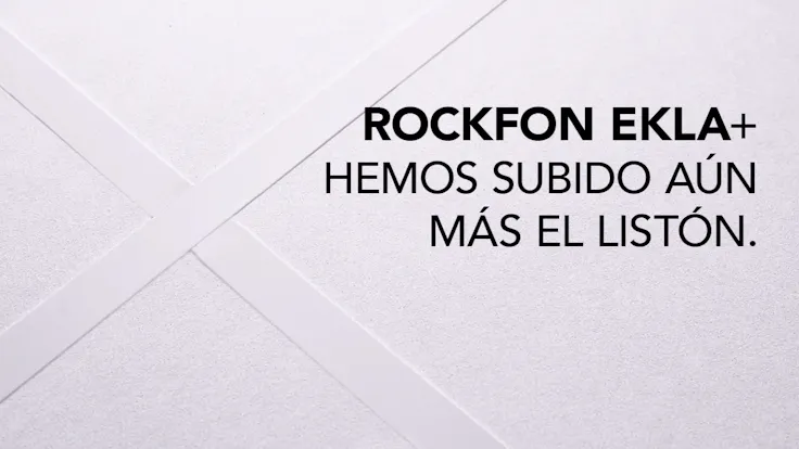 Rockfon Ekla+ product video for Spain