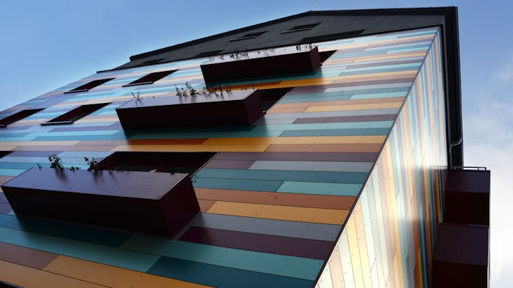 Renovation of a Multi Family Housing in Hannover, Germany with Rockpanel Colours exterior cladding