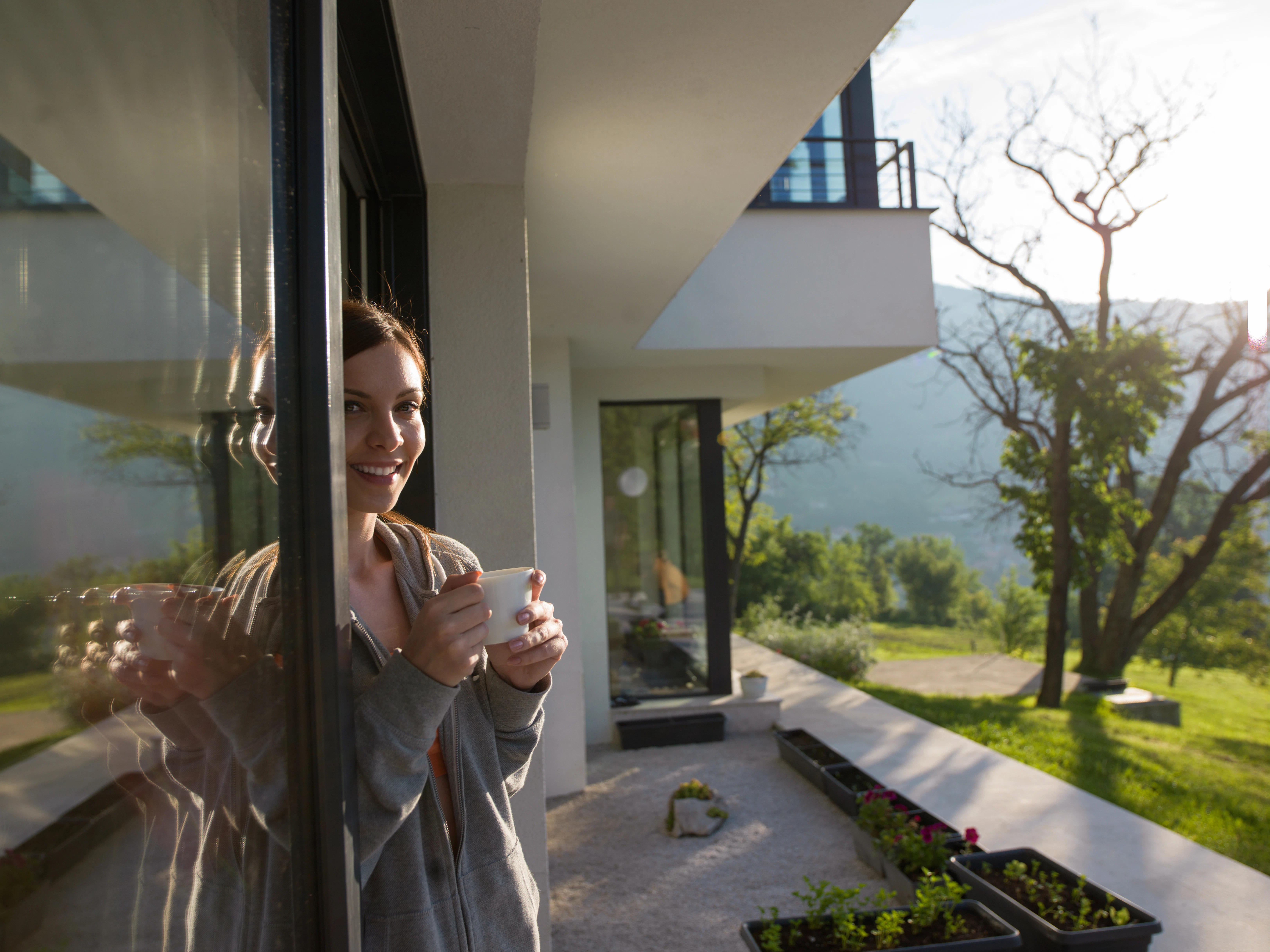 RockWorld imagery, Modern living, woman,