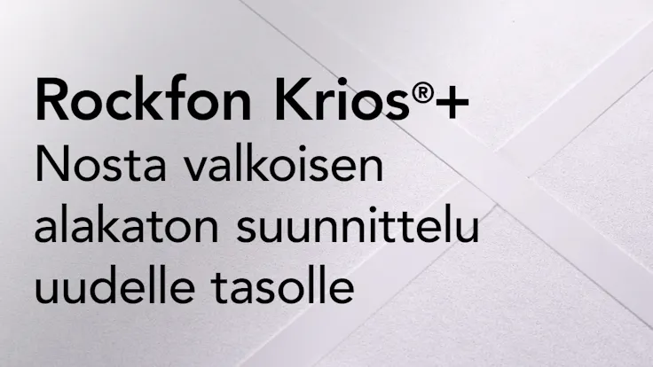 FI, Rockfon Krios+ Youtube Thumbnail
