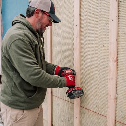 R-Class Builder Image - Randy Rand Continuous Exterior Insulation - Comfortboard 80