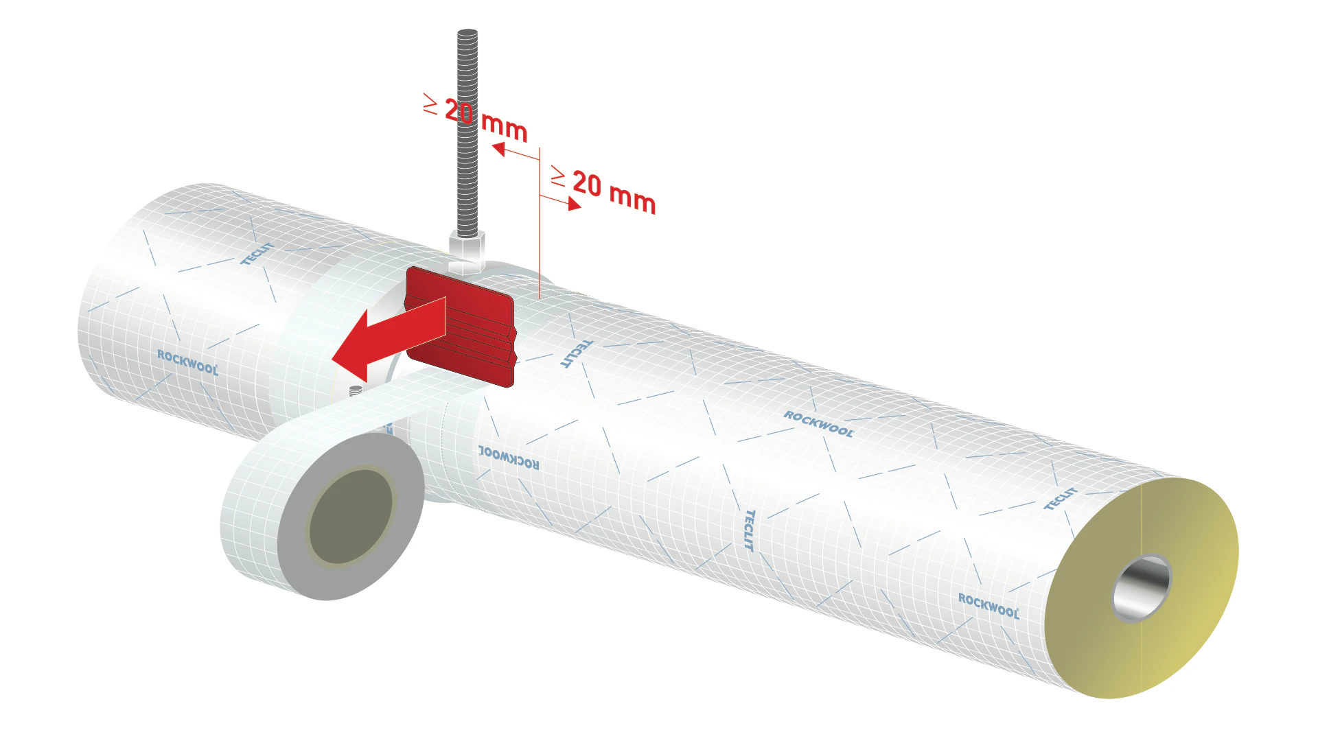 illustration, hvac, teclit hanger, step 6/6, germany