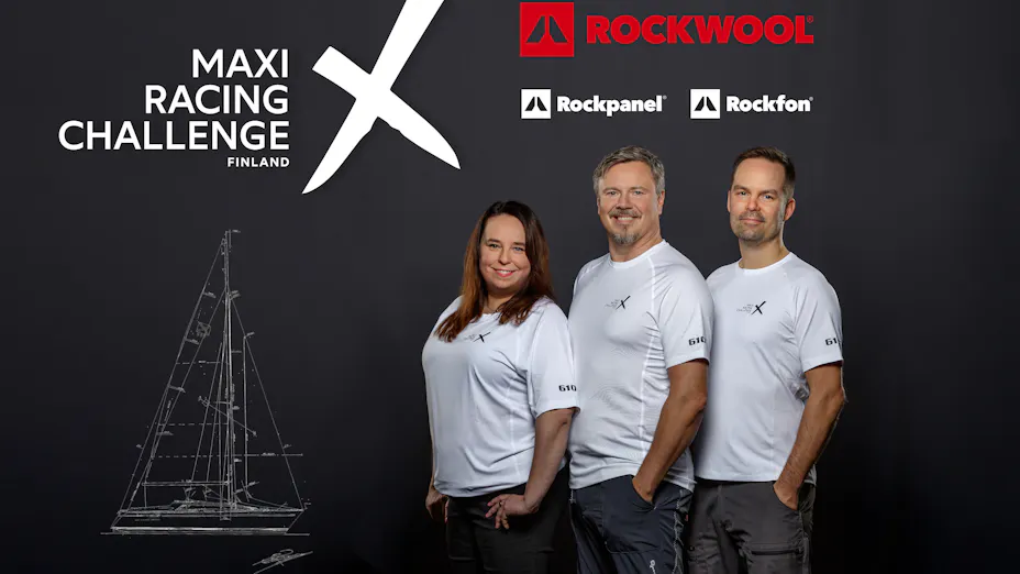 Rockfon tukee Maxi Racing Challenge -purjehdustiimiä pääsponsorina 2025